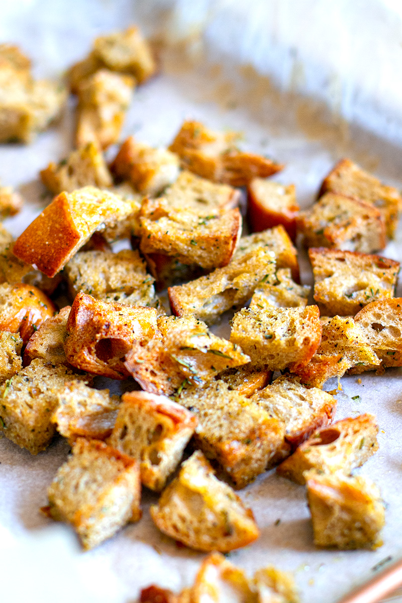 Homemade Croutons To Go With Your Instant Pot Soups & Stews