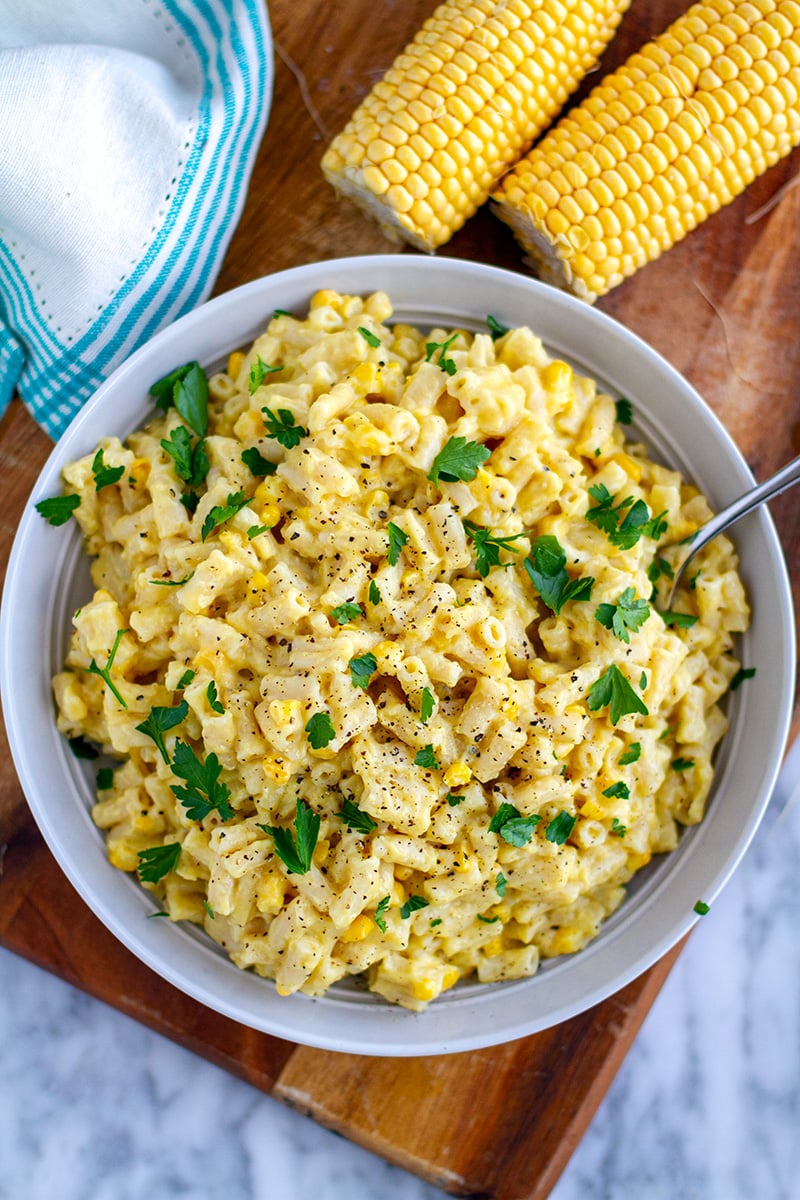 Corn Mac & Cheese in Instant Pot