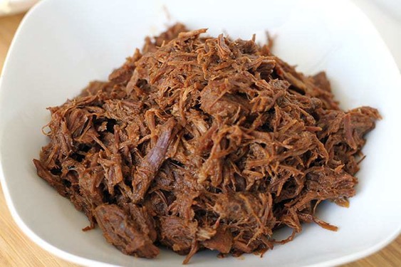 Shredded beef