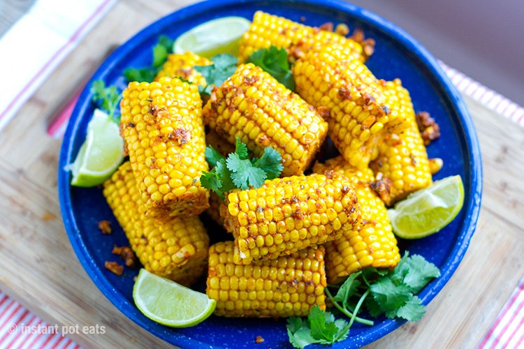 instant pot corn cob cajun butter