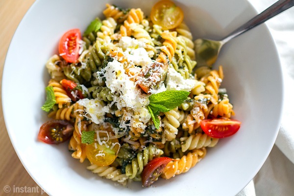 Pasta with ricotta