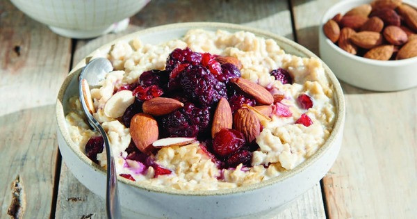 Steel-cut Oatmeal With Cranberries & Almonds
