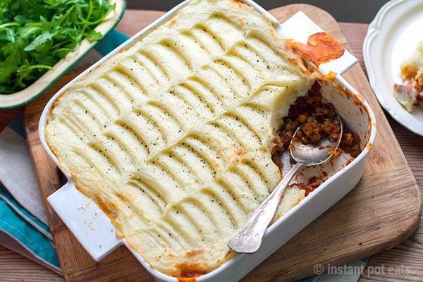 Vegan & Gluten-Free Lentil Shephard's Pie