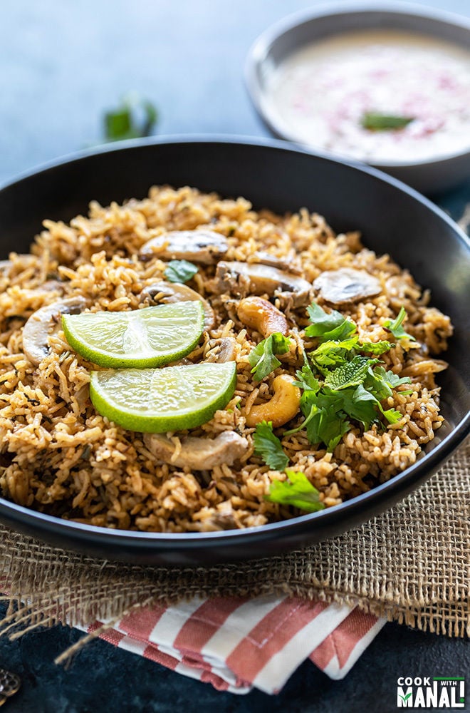 Mushroom Biryani