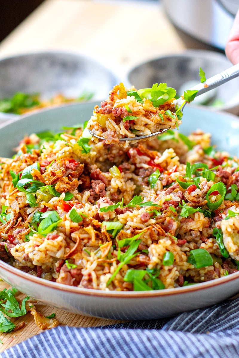 Instant Pot Dirty Rice