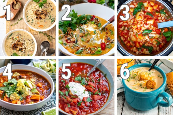 HEARTY VEGETARIAN & PLANT-BASED SOUPS