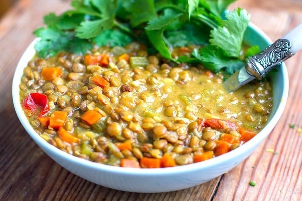 Instant Pot Lentil Curry (Super Easy!)
