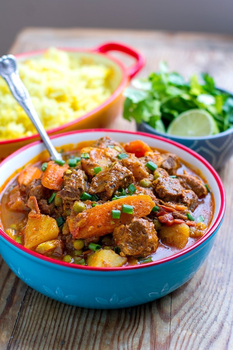 Moroccan Lamb Stew WIth Carrots & Potatoes
