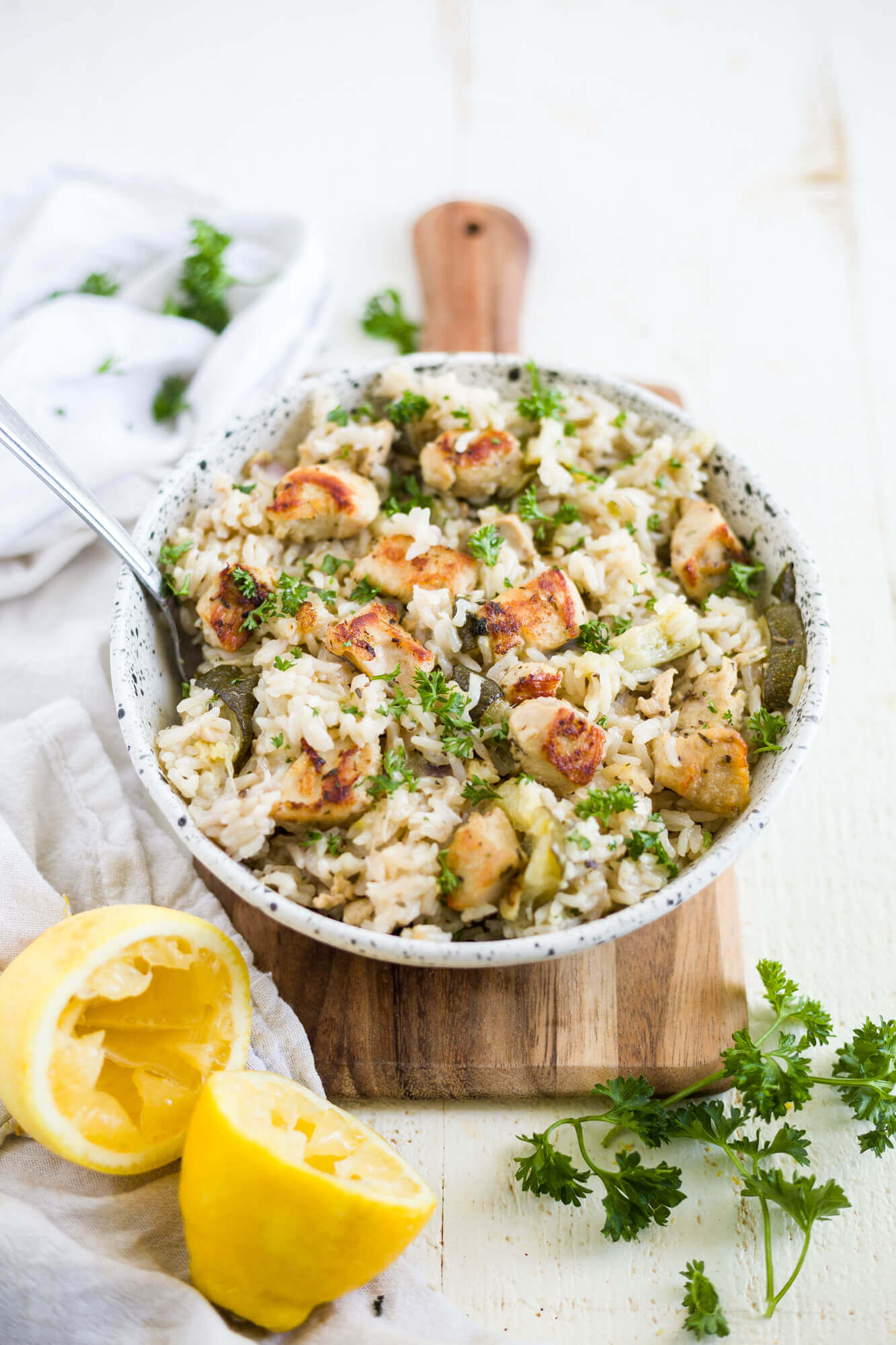INSTANT POT GREEK CHICKEN AND RICE
