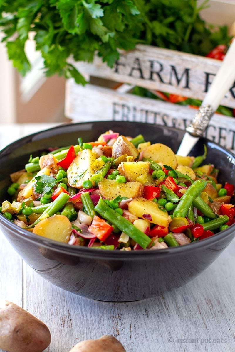 INSTANT POT POTATO SALAD WITH TANGY VINAIGRETTE
