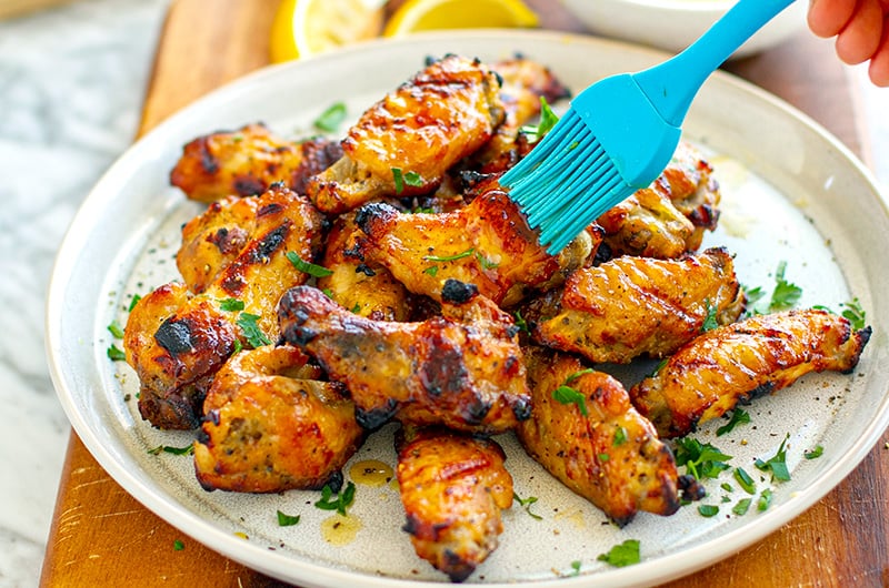 Mustard Maple Chicken Wings