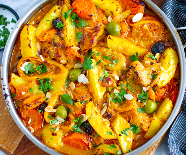 Moroccan Chicken & Potato Stew