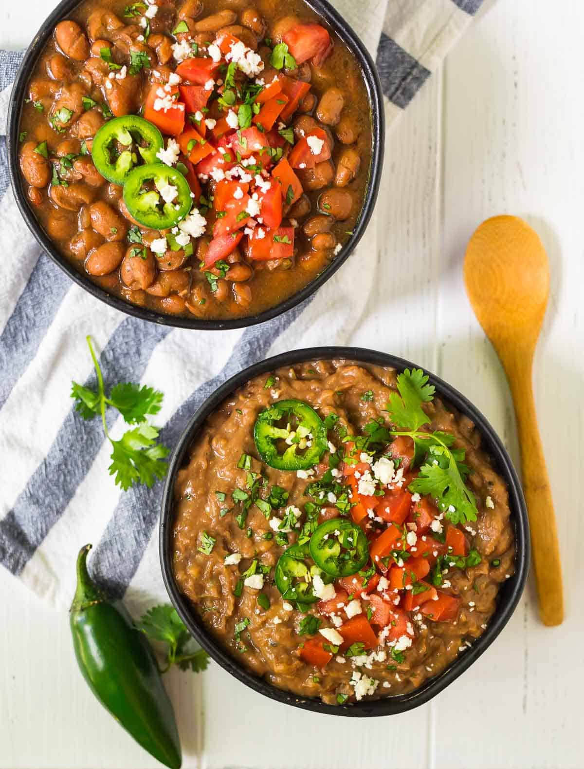 Instant Pot Refried Beans