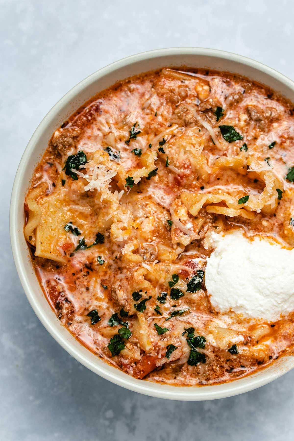 Instant Pot Lasagna Soup
