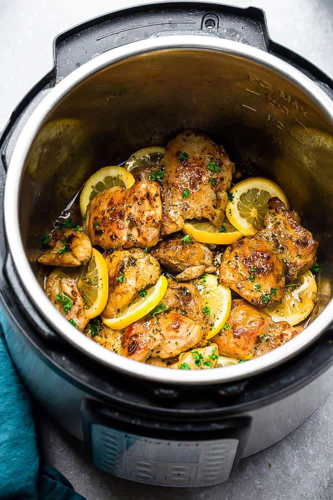 Instant Pot Lemon Chicken With Garlic