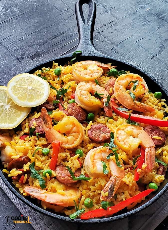 Instant Pot Shrimp Paella