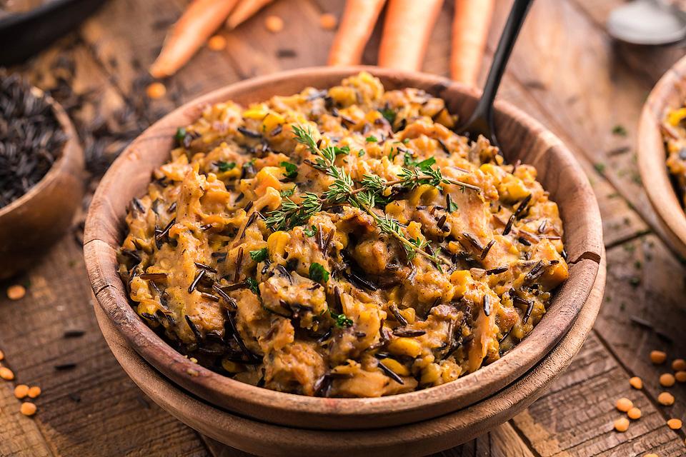 Instant Pot Leftover Turkey Wild Rice Casserole