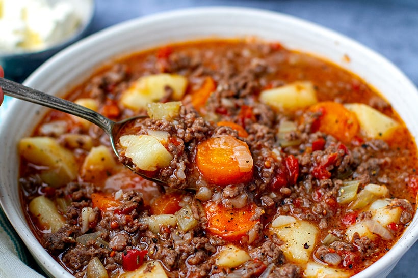 Ground Beef Stew With Potatoes