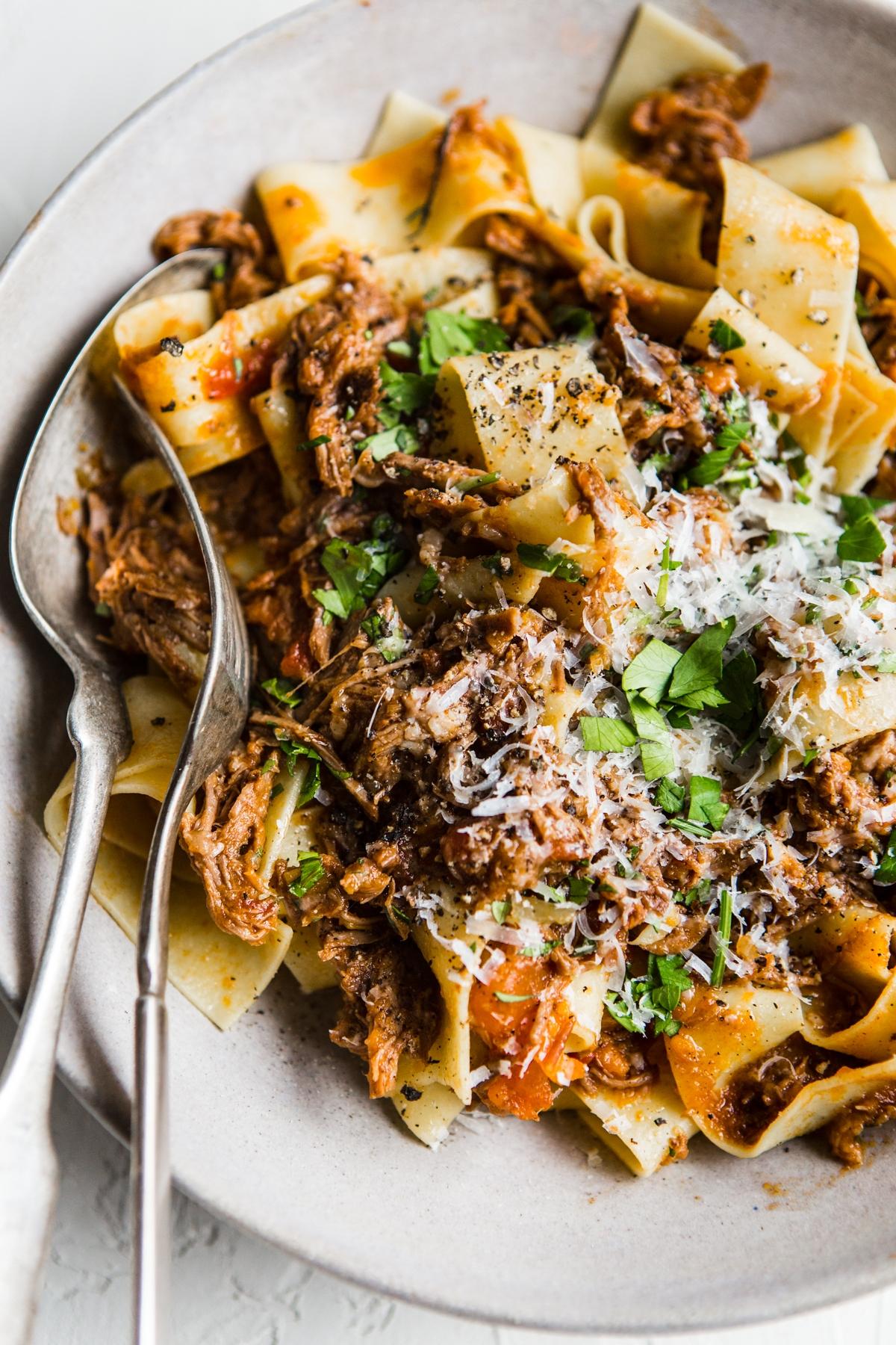 Instant Pot Beef Ragu (With or Without Pasta)