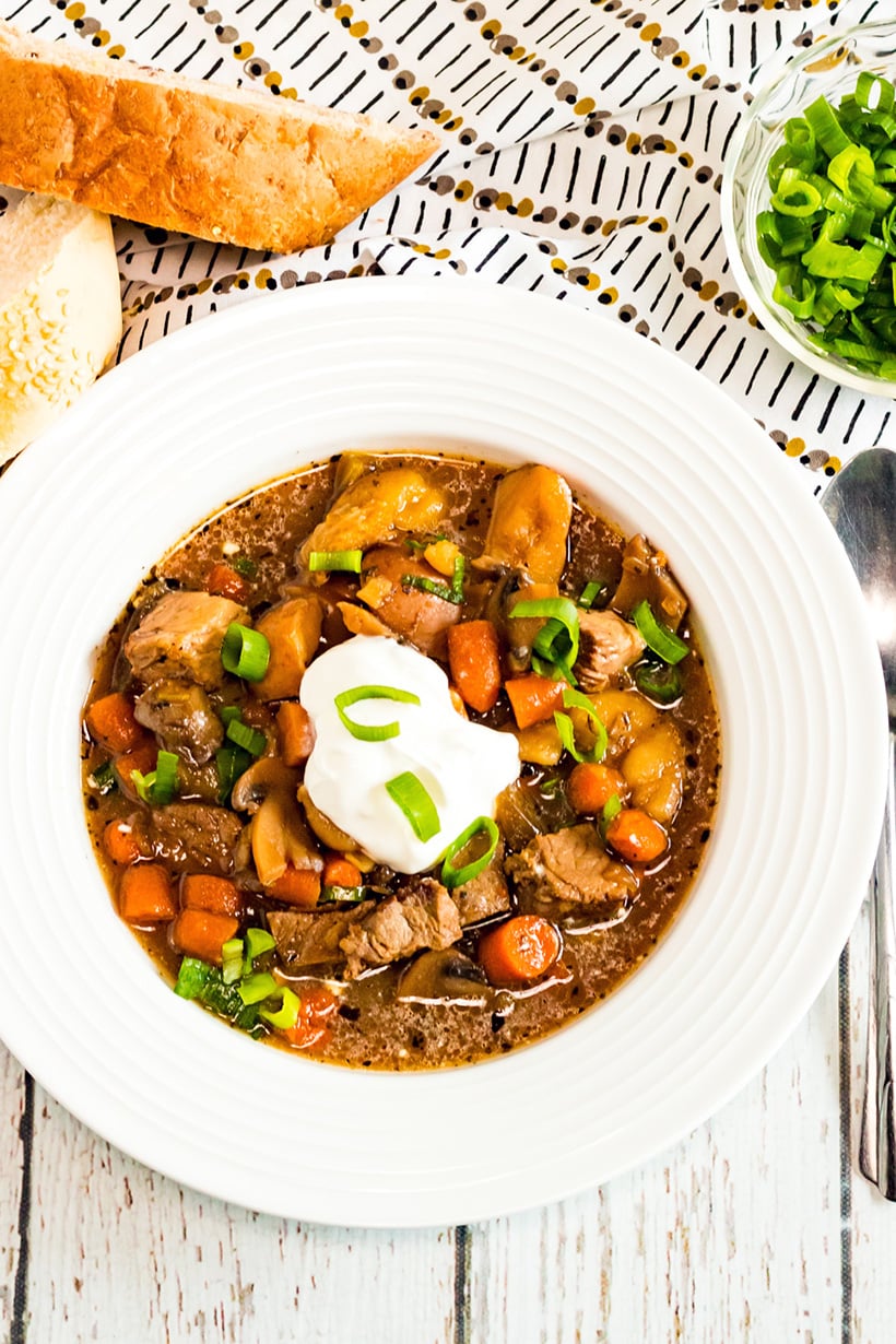 Instant Pot Steak and Potato Soup