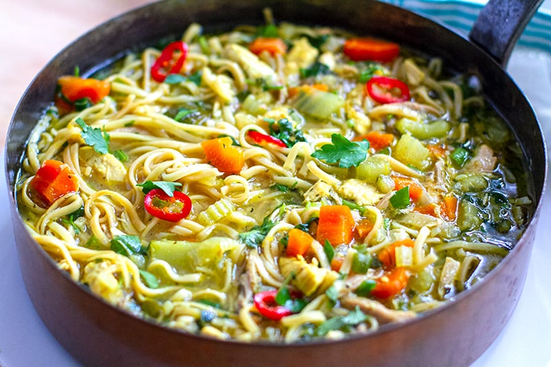 Instant Pot Chicken Noodle Soup in 30 Minutes