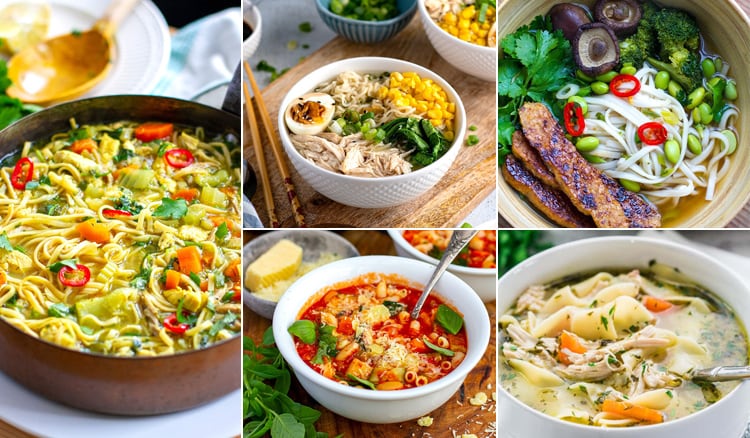12 BOWLS OF WARM & COZY INSTANT POT NOODLE SOUPS