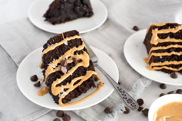 Chocolate Zucchini Muffin Cake from Tidbits
