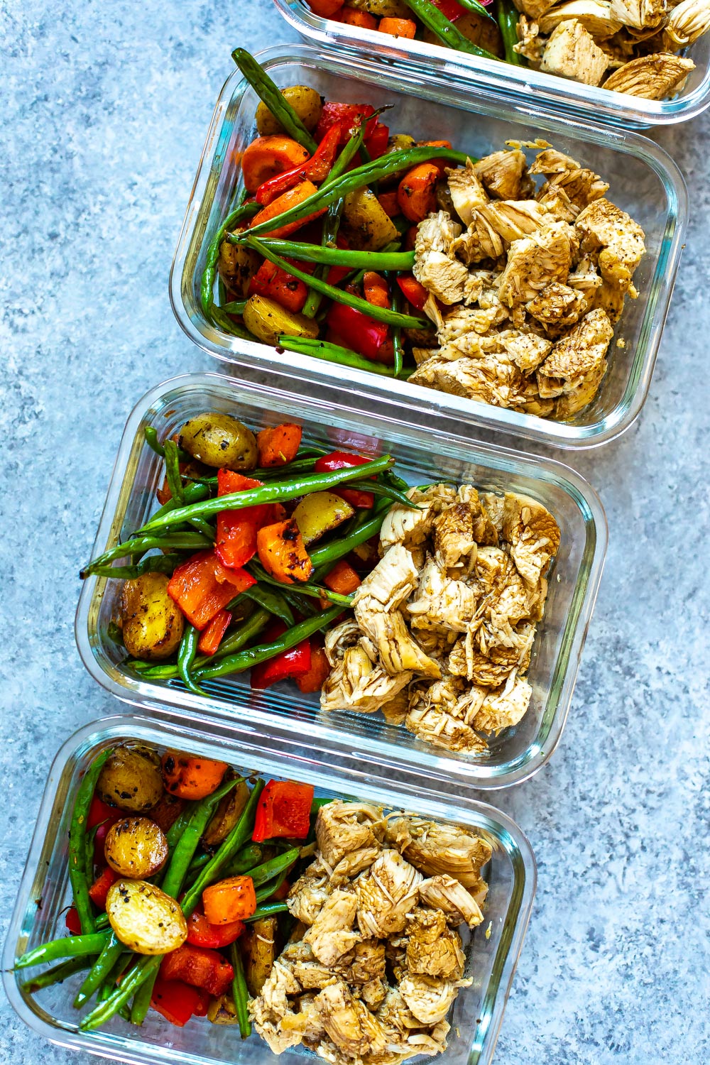 Meal Prep Honey Balsamic Chicken Bowls