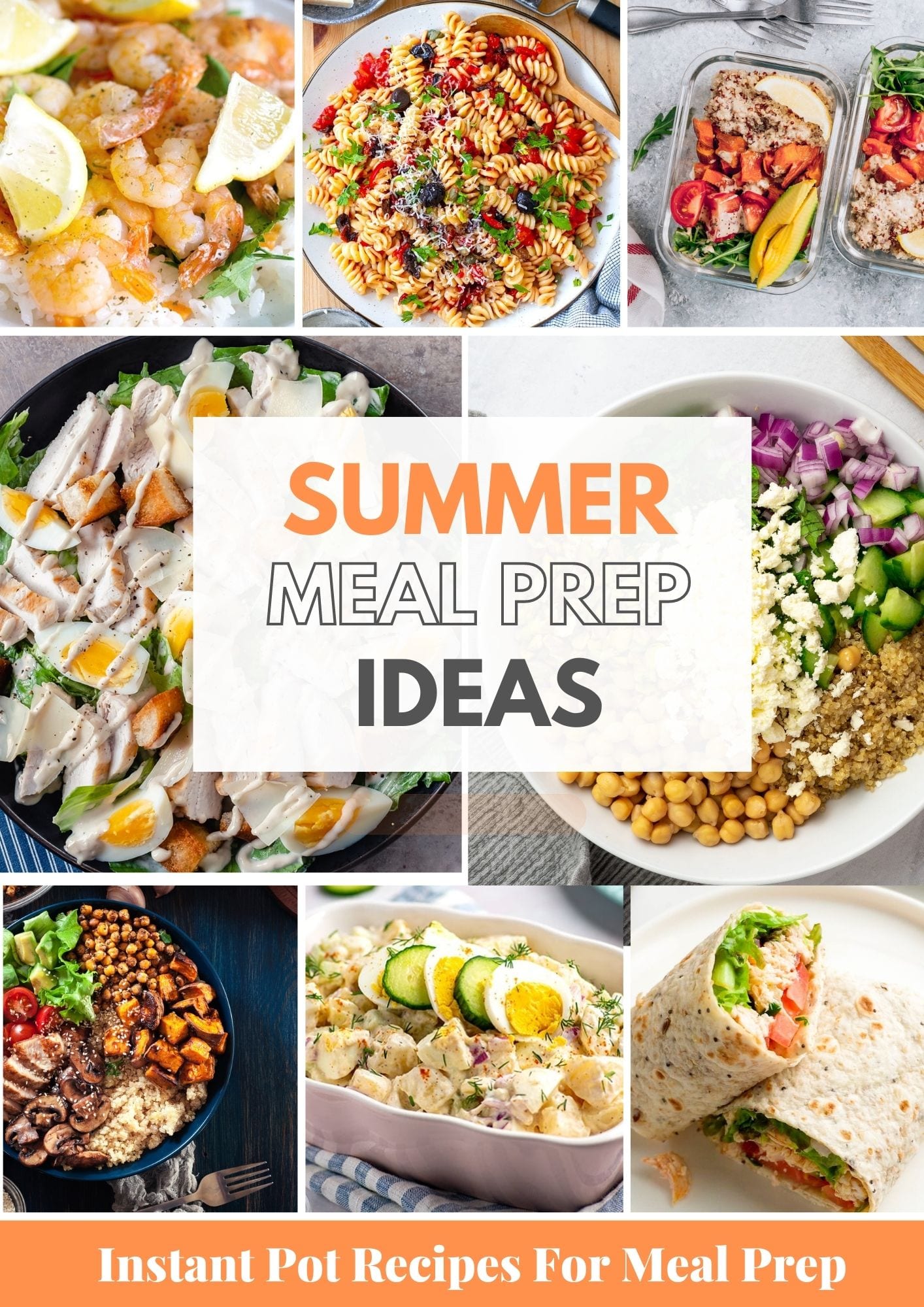 Mini Ebook Summer Meal Prep Ideas