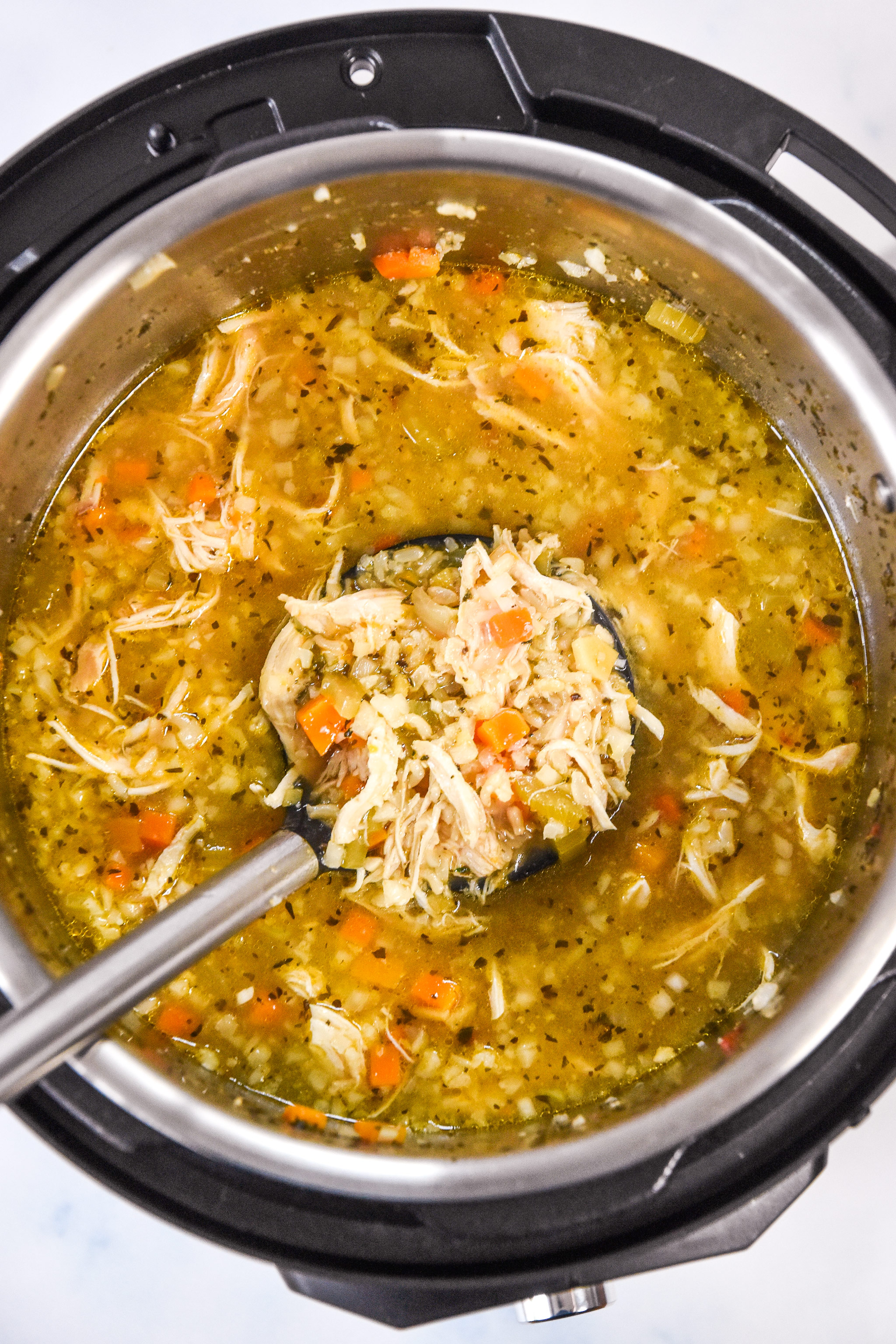 Ginger Chicken Rice Soup For The Freezer