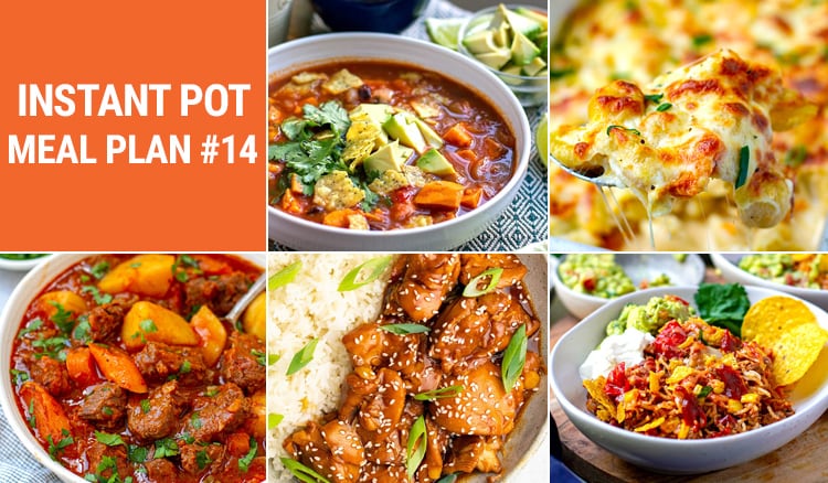Instant Pot Meal Plan #14 (Winter Edition)
