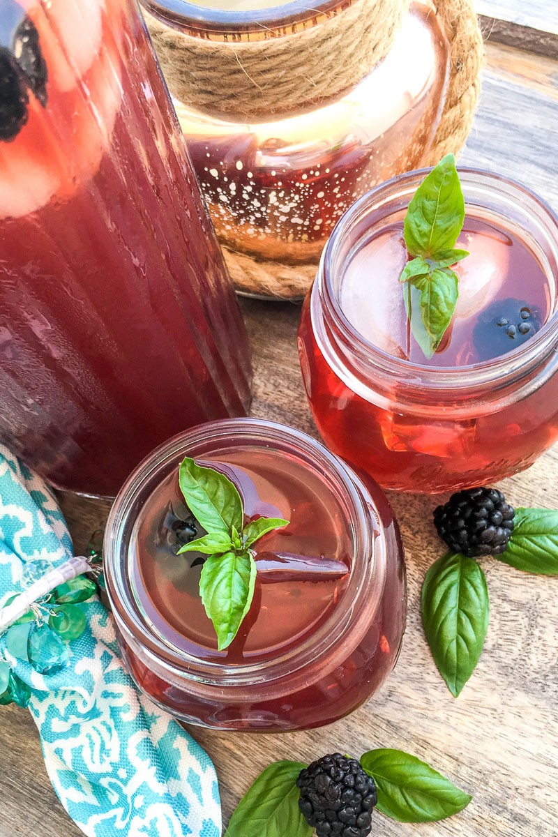 Instant Pot Blackberry Iced Tea