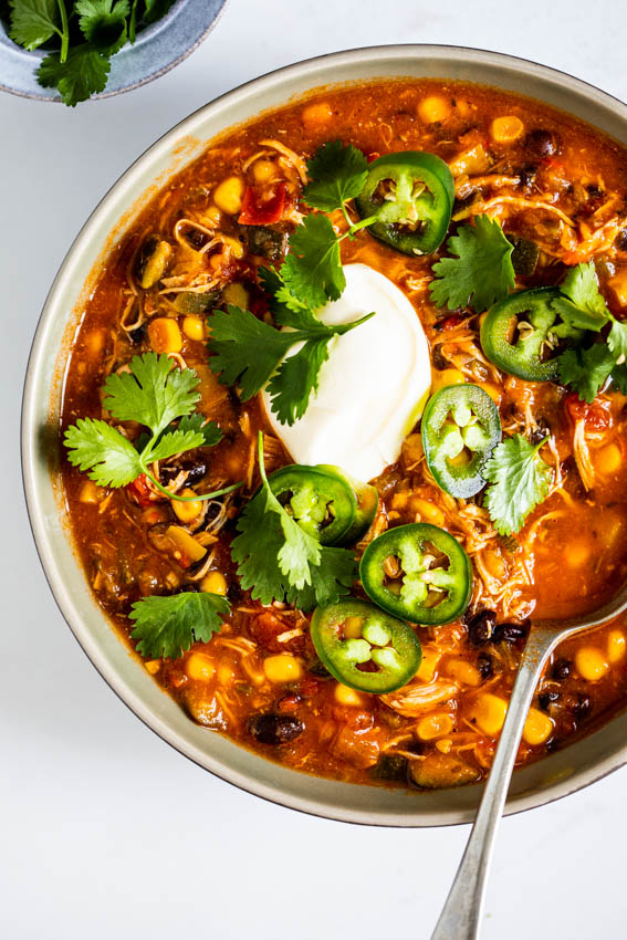 Spicy Chicken Black Bean Soup
