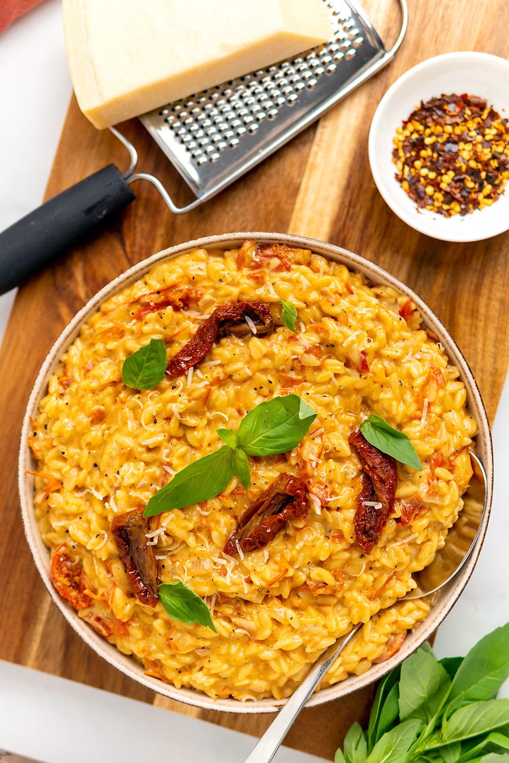 Instant Pot Sun-Dried Tomato Orzo