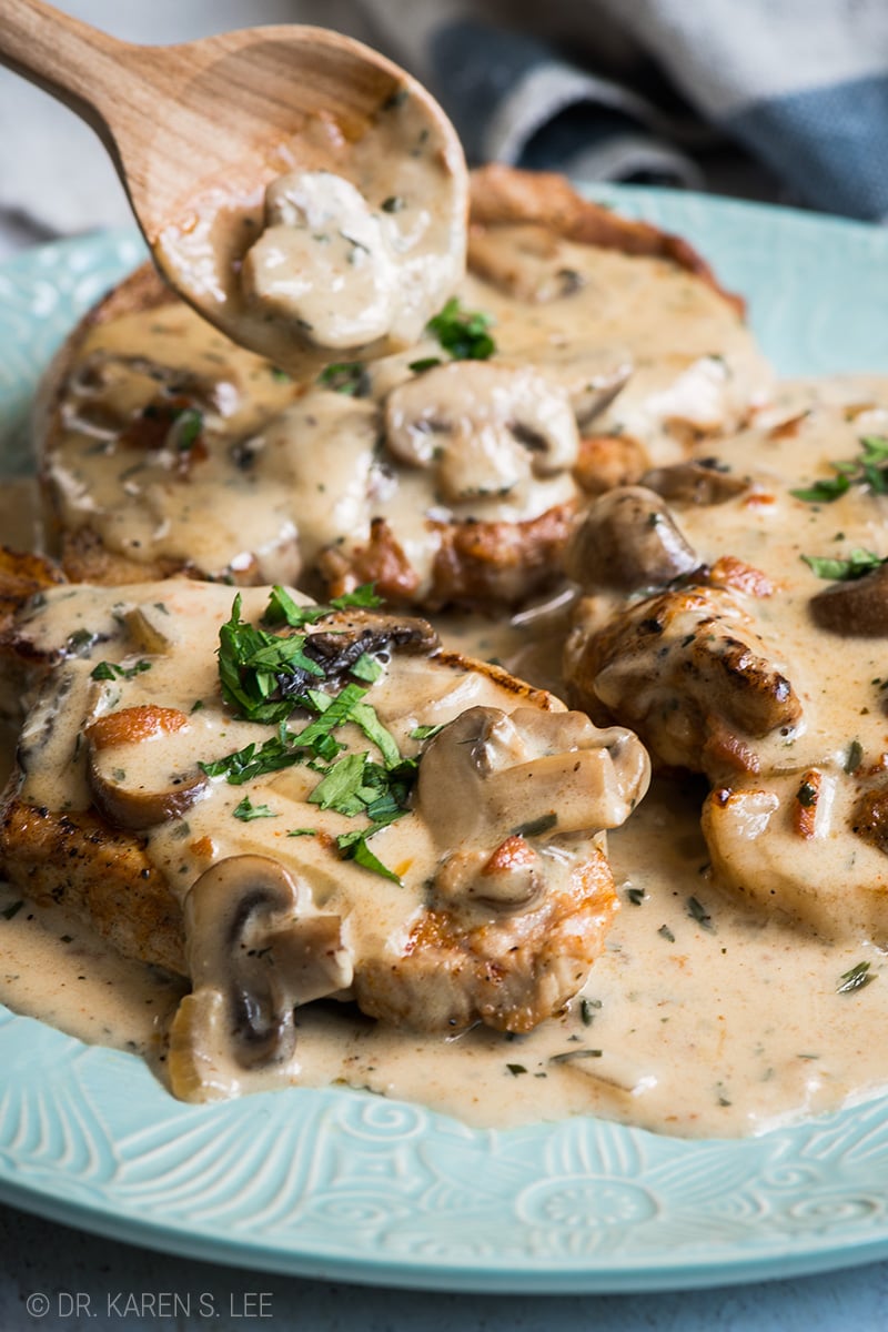 Instant Pot Pork Chops With Mushroom Sauce