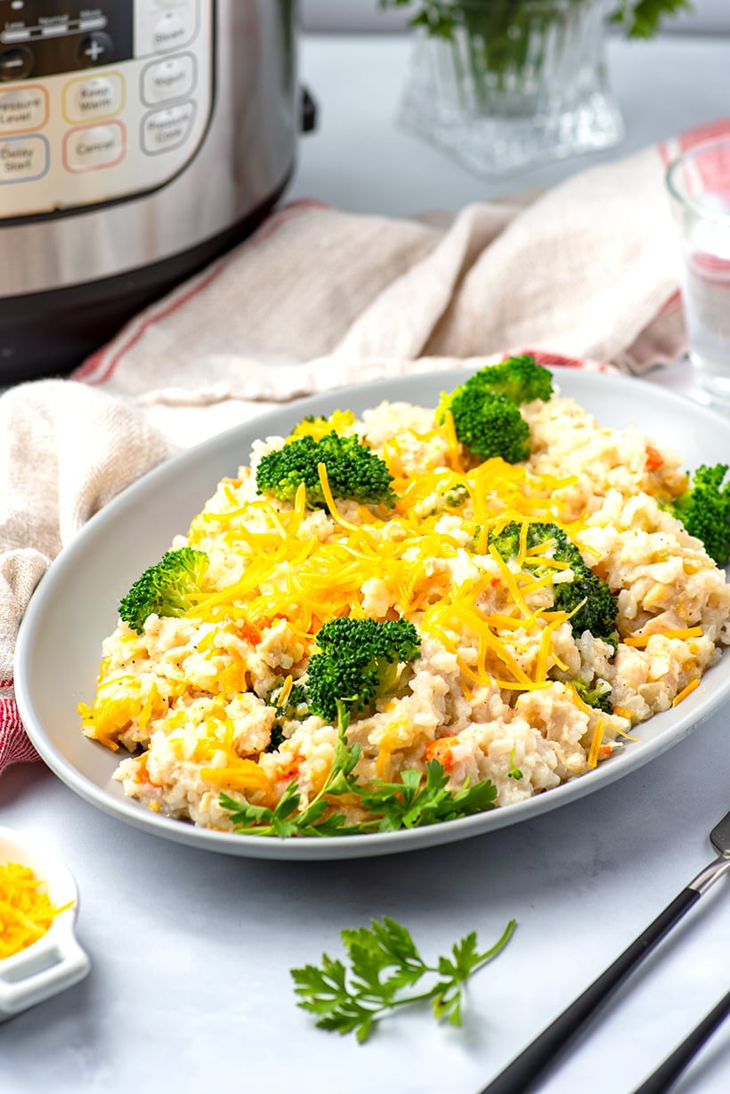 instant pot chicken broccoli rice