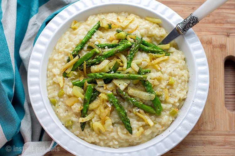 Instant Pot Asparagus & Fennel Risotto