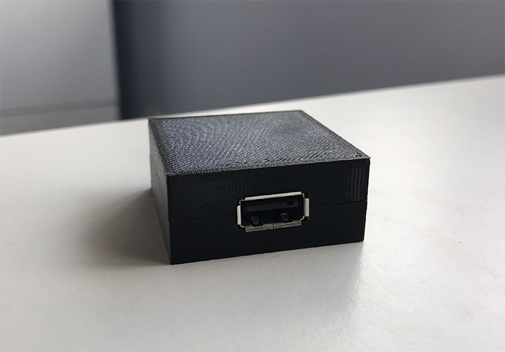 3D printed USB enclosure