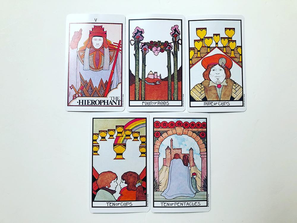 Best tarot cards for love reading – wedding cards