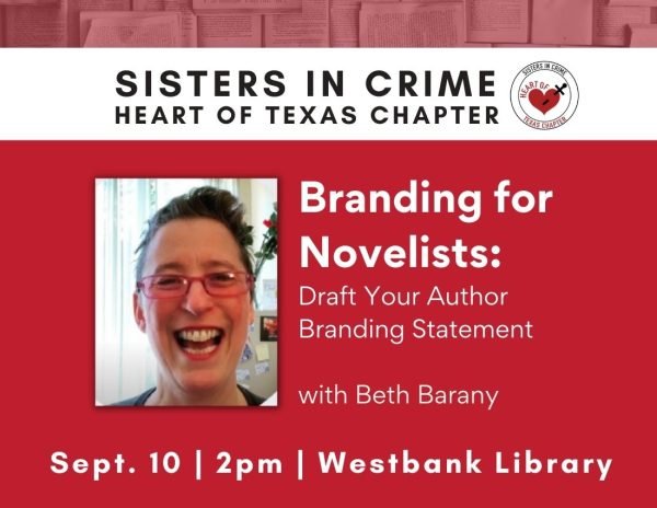 Sisters in Crime: Branding for Novelists, Draft Your Author Branding Statement