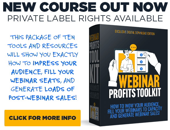 [Enable Images To View] - Webinar Profits Toolkit PLR - Click For More Info