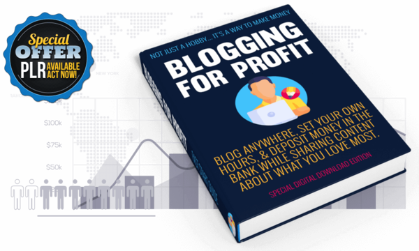 Blogging For Profit Course Now Available - For PLR Information Click Here