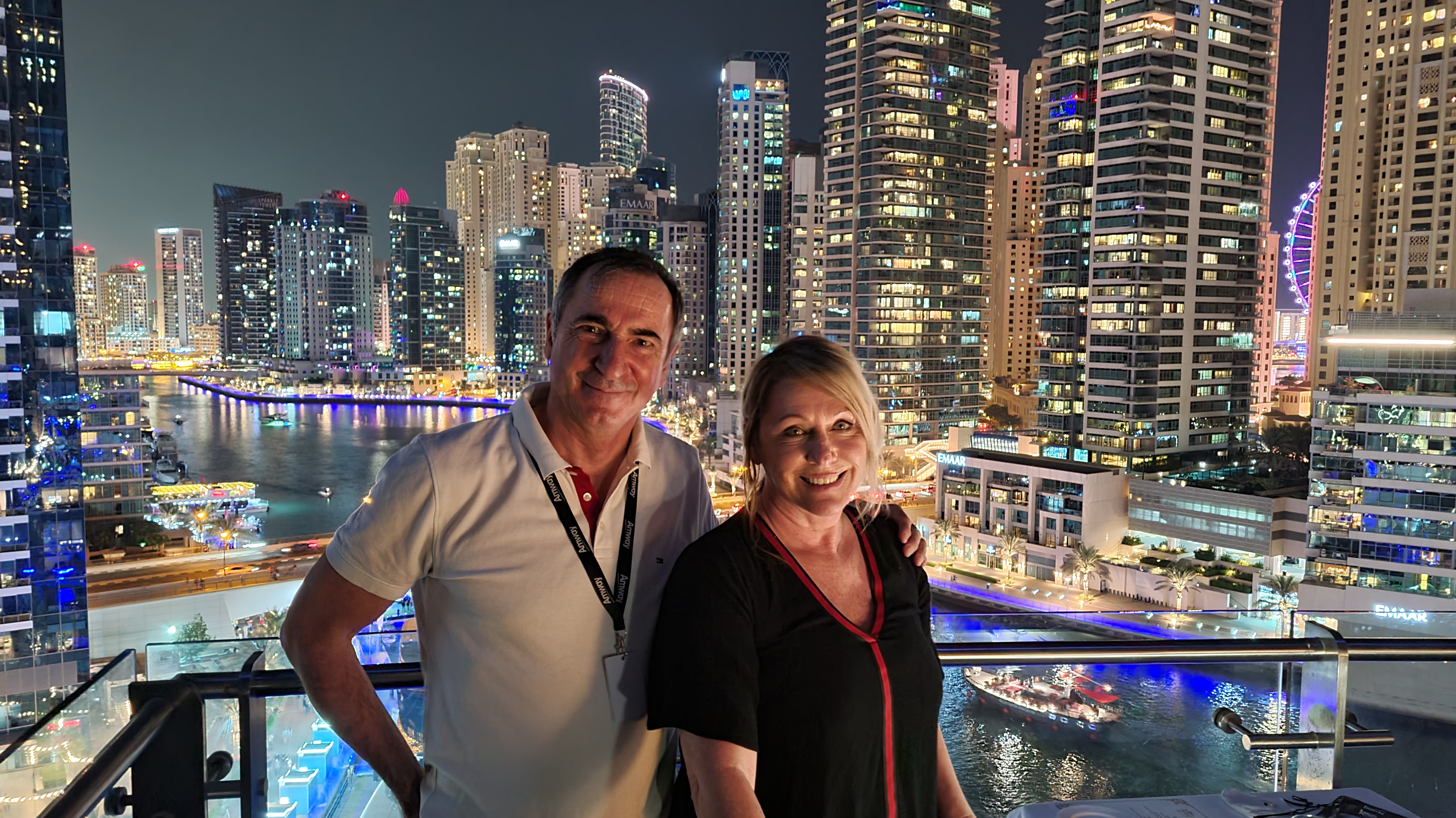 Leadership Seminar in Dubai. Atemberaubender Blick in Dubai Harbour.