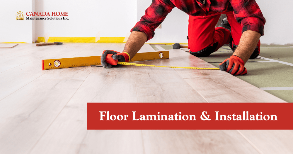 floor lamination and installation