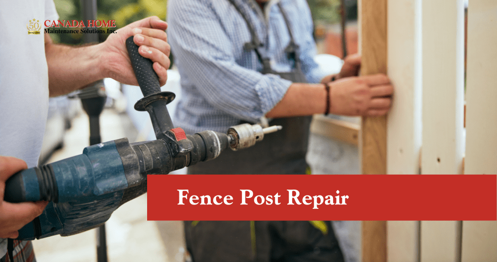 Fence Post Repair