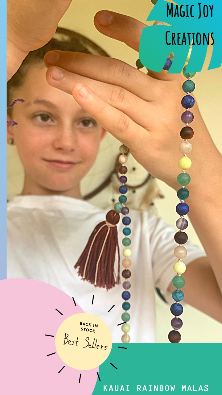This is my little with her Magical Malas